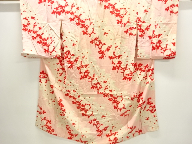 JAPANESE KIMONO / ANTIQUE JUBAN / SILK / WOVEN KIKU
